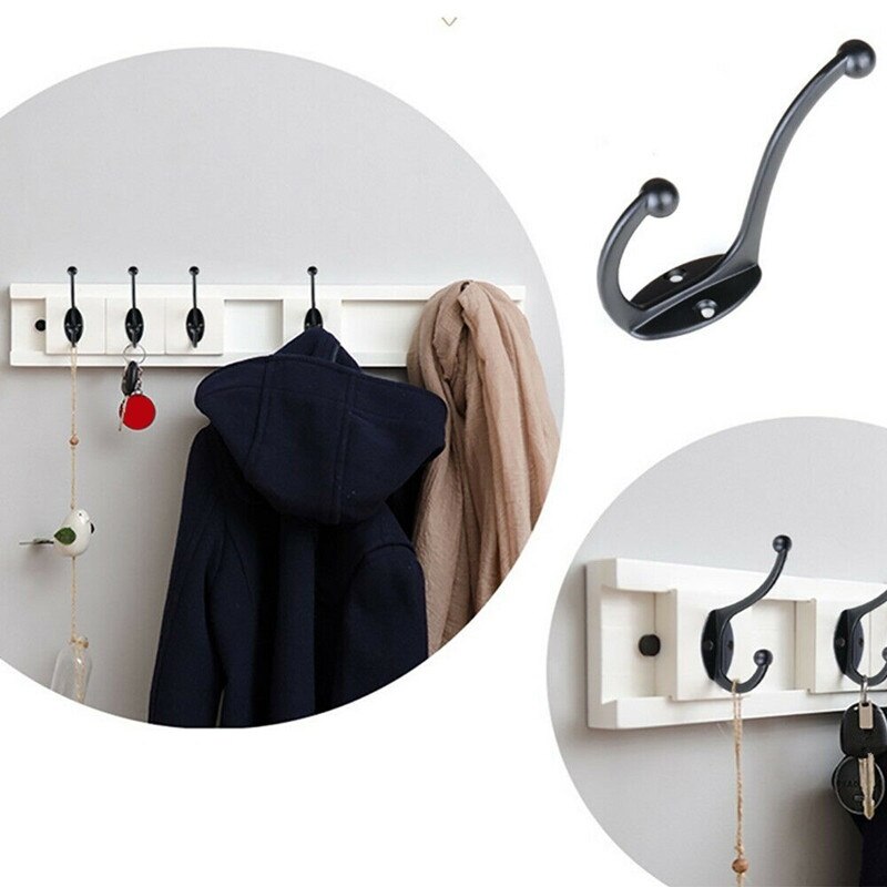 Wall Hook Mounted wall hook 10pcs Cast Iron Old Style Industrial Vintage Rustic Iron Coat Hooks