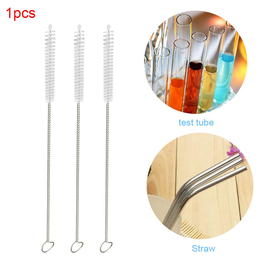 Tube Brush Can Be Reused With Clean Stainless Steel Metal Pipette Wine Set Curved Sucker Rod Accessories Kitchen Bar Supplies