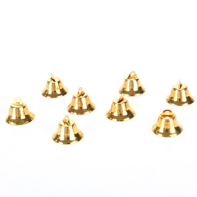 10Pcs Metal Bells Kleine Bell Sieraden Ornamenten Kerst Decoratie Hangers Diy