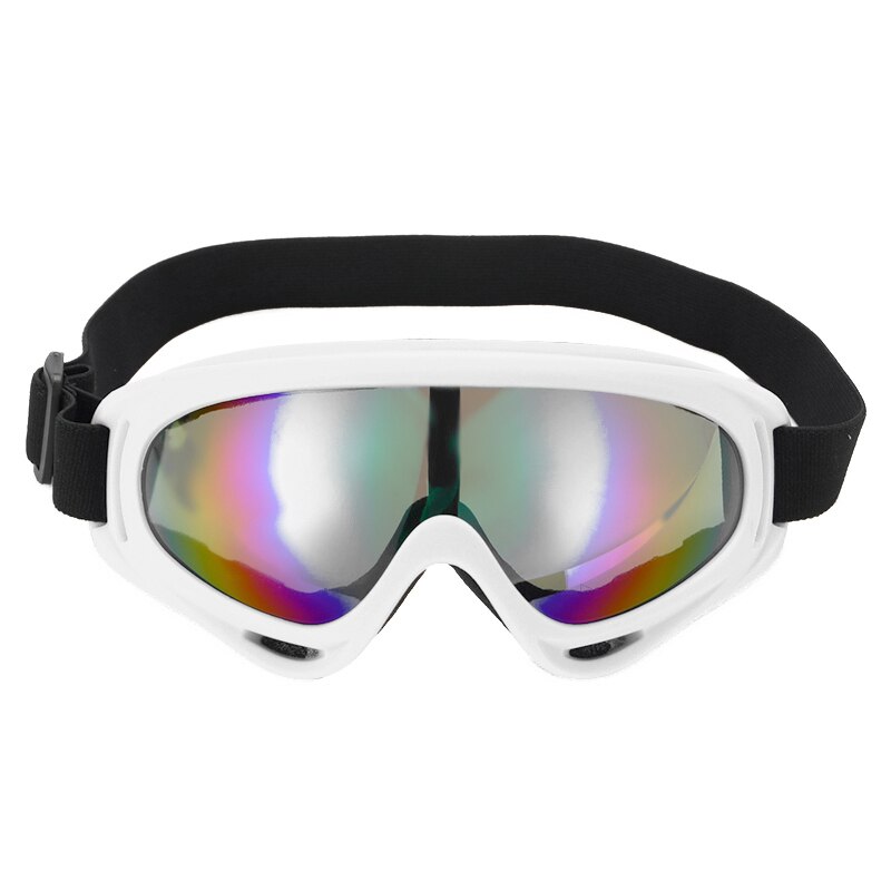 Winter outdoor ski glasses snowmobile anti-fog windproof dust-proof glasses riding glasses with breathing holes snow sunglasses: 1 style