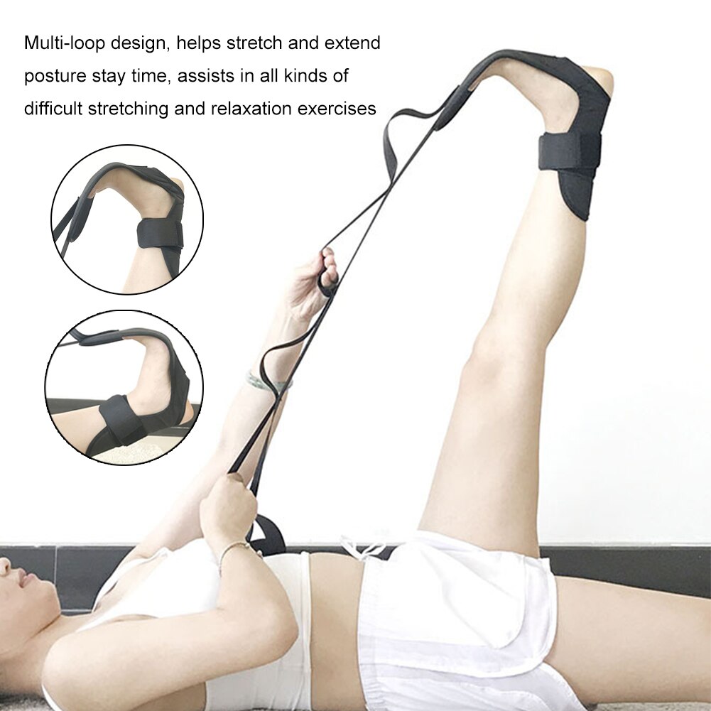 Flexibiliteit Riem Been Revalidatie Kuit Ballet Yoga Stretch Strap Ankle Ligament Training Achilles Tendinitis Fasciitis Plantaris