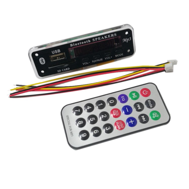 Dc 5V/12V Bluetooth 5,0 Audio- Decoder Gremium Audio- Modul Usb Aux Sd Fm Radio Verlustfreie Mp3/Wma/Wav/Flac/Affe Decoder Gremium Modul,