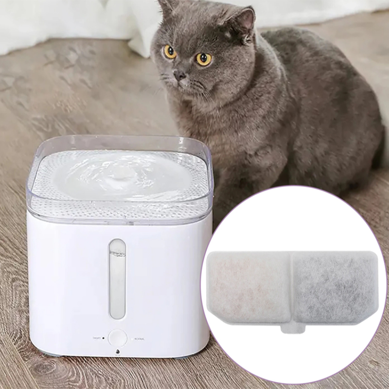 10pcs Cat Water Fountain Filter Fountain Filter Replacement Pets Water Bowl Dispenser Cat Fountain Filter Replacement For Pet