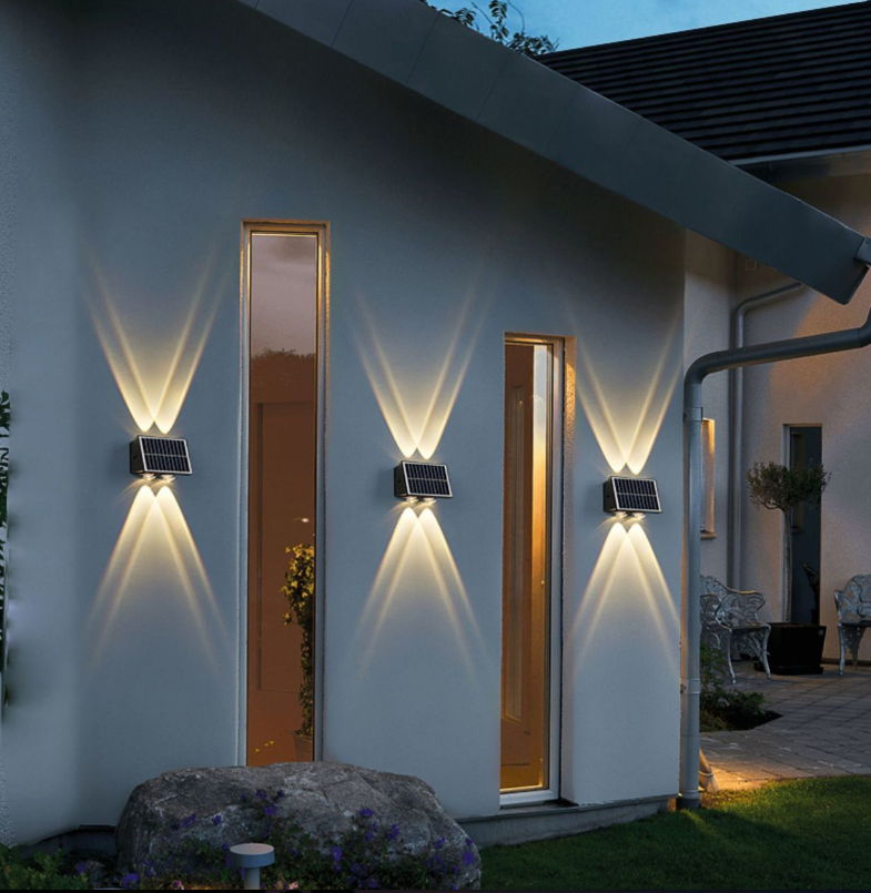 1 Stuks Buiten Waterdichte Wandlamp Zonne-Energie Lamp Binnenplaats Landschap Lamp Villa Nacht Decoratie Lamp Zon Tafellamp