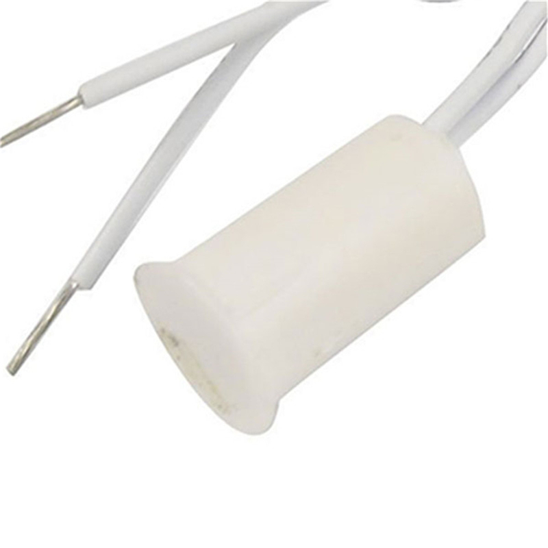 10 Pair Wired Door Window Sensor Recessed Magnetic Contacts Security Reed Switch Alarm For Home Security Alarm White