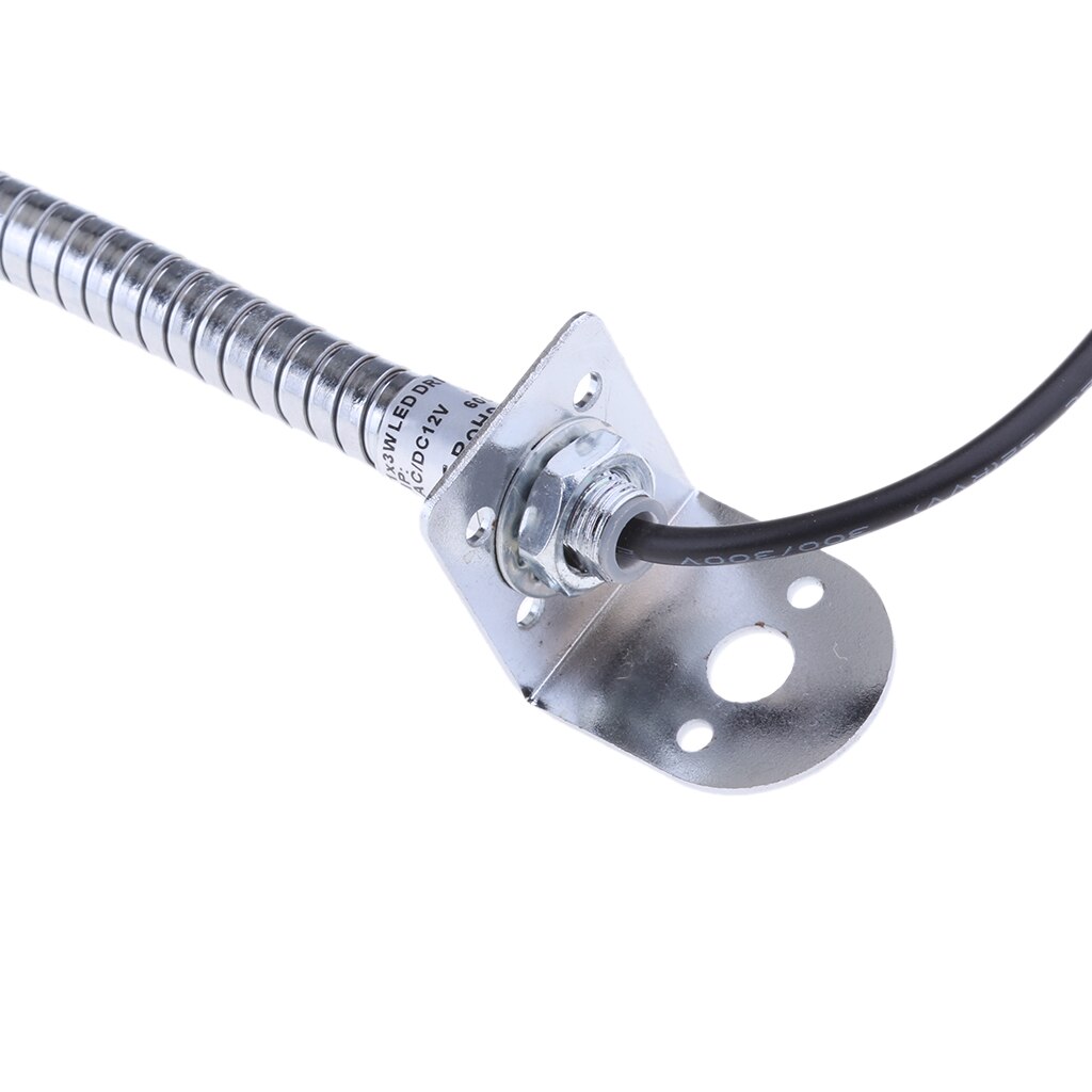 12V 3W Flexible Gooseneck LED Reading Light Wall Mount For Bedroom/Living Room