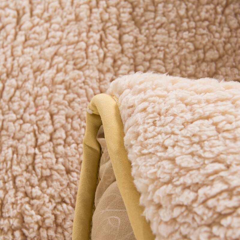 Winter Super Zachte Super Warm Lam Kasjmier Winter Quilt Verdikte Warm Quilt Kern Zijde Katoenen Dekbed Dubbele Winter quilt