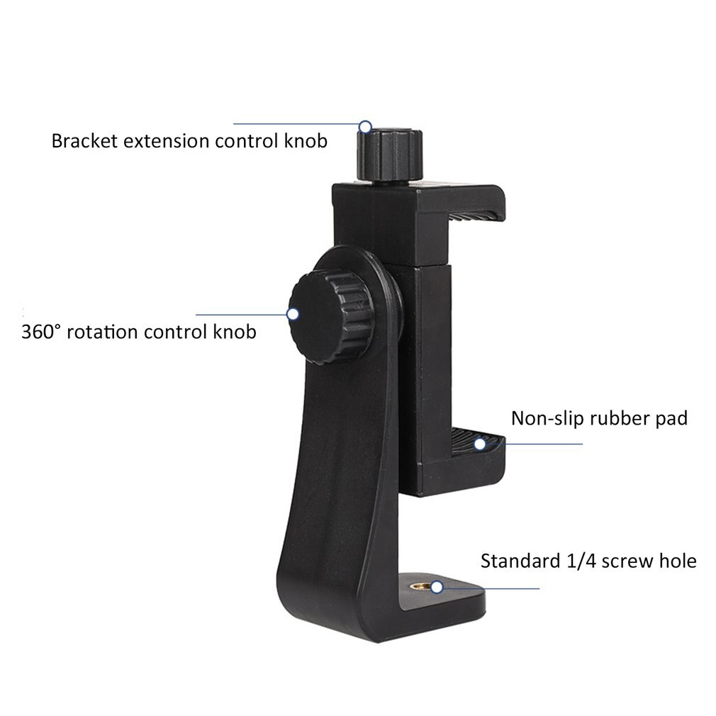 Telefon Stativ montieren Adapter Clip Unterstützung Halfter Stehen Vertikale und Horizontale Video Schießen für Andriod iPhone Smartphones