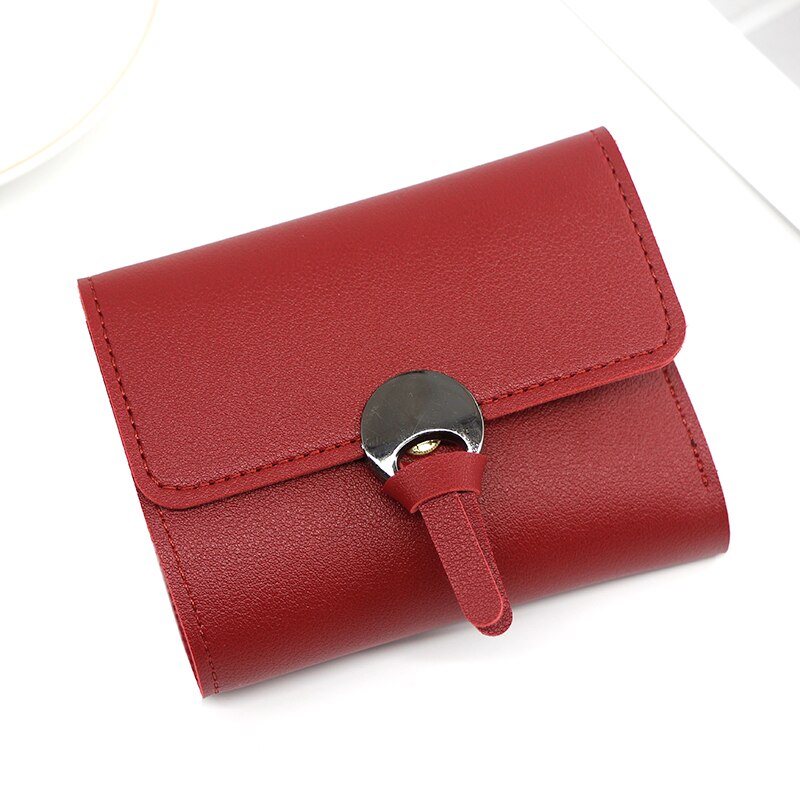 Kurze Brieftasche Frauen Brieftaschen Nette Liebe Quaste Haspe Geldbörse Karte Halfter Weibliche Kupplung Geld Tasche PU Leder Dame geldbörsen: Rot