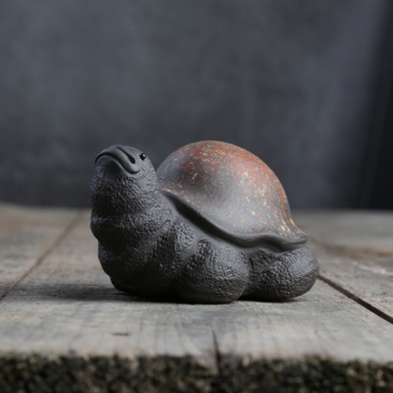 Service à thé en céramique, tortue de l&#39;armée, bijoux de cérémonie, décoration de Table basse, Micro paysage, accessoires pour service à thé