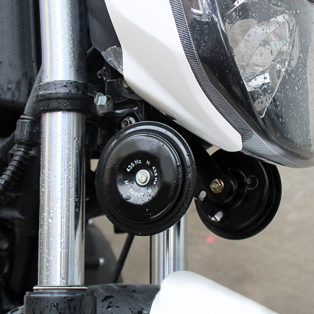 Motorcycle Horn Moto Trumpet 12V Loud 110db Moped Dirt Bike Electric Vehicle Scooter Horn Waterproof Motorbike Horn
