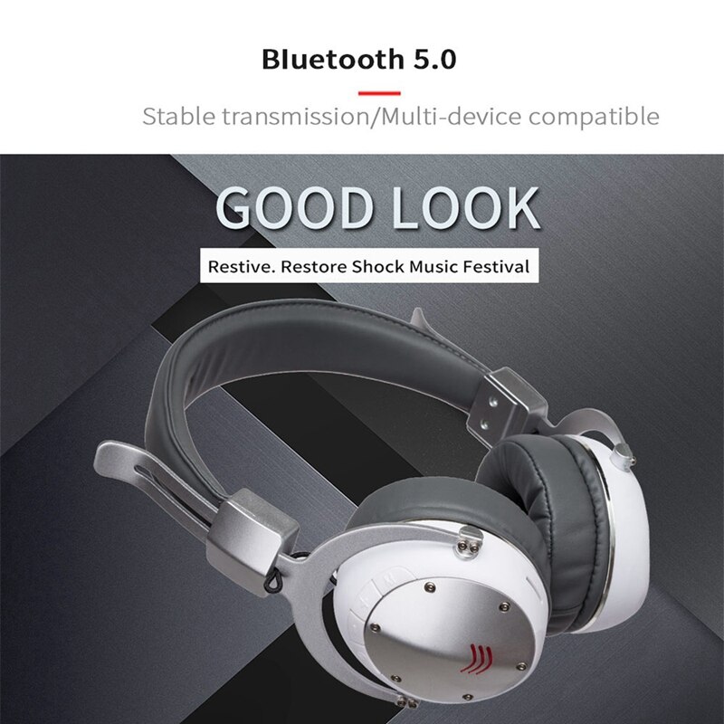 EK-MH6 Headset, Bluetooth 4.2 Kaart Pluggable Subwoofer Headset Draadloze Sport Opvouwbare Headset