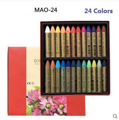 MUNGYO – peinture à dessin artistique, série MAO, pigment très lisse, soluble dans l&#39;eau, Pastel, 12/24 couleurs: 24 colors
