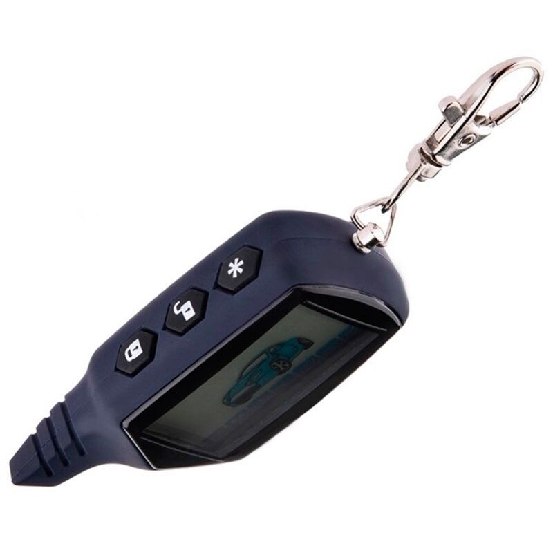 Anti-Theft System Lcd Remote Controller For 2 Way Car Alarm System Starline Engine Starter Fob Keychain Lcd Body Remote