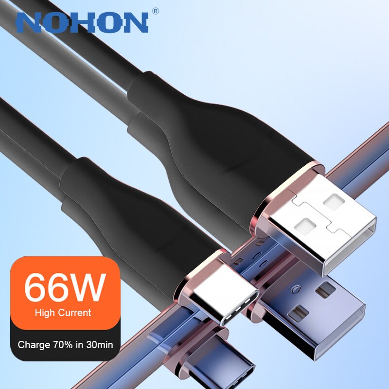 66W Snel Opladen Type C Kabel Usb C Naar Usb Type C Koord Voor Samsung Xiaomi Realme Oneplus 10 9 8 7 Pro Warp Lading