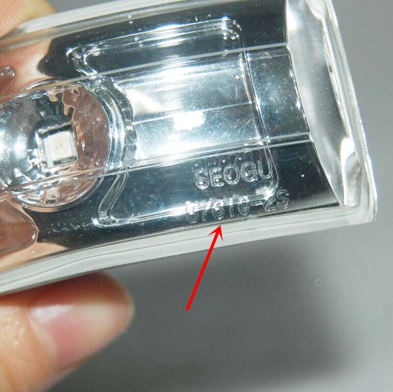 CAPQX Genuine For Hyundai Tucson IX35 Rearview Mirror Turn Signal Lamp light 87624 2S200 / 876142S200