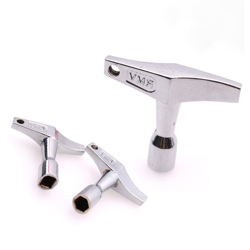 Portable High Alloys Drum Key Regulator Key Metal Square Drum Wrench with Keyhole Essential Tools for Drummers Parts