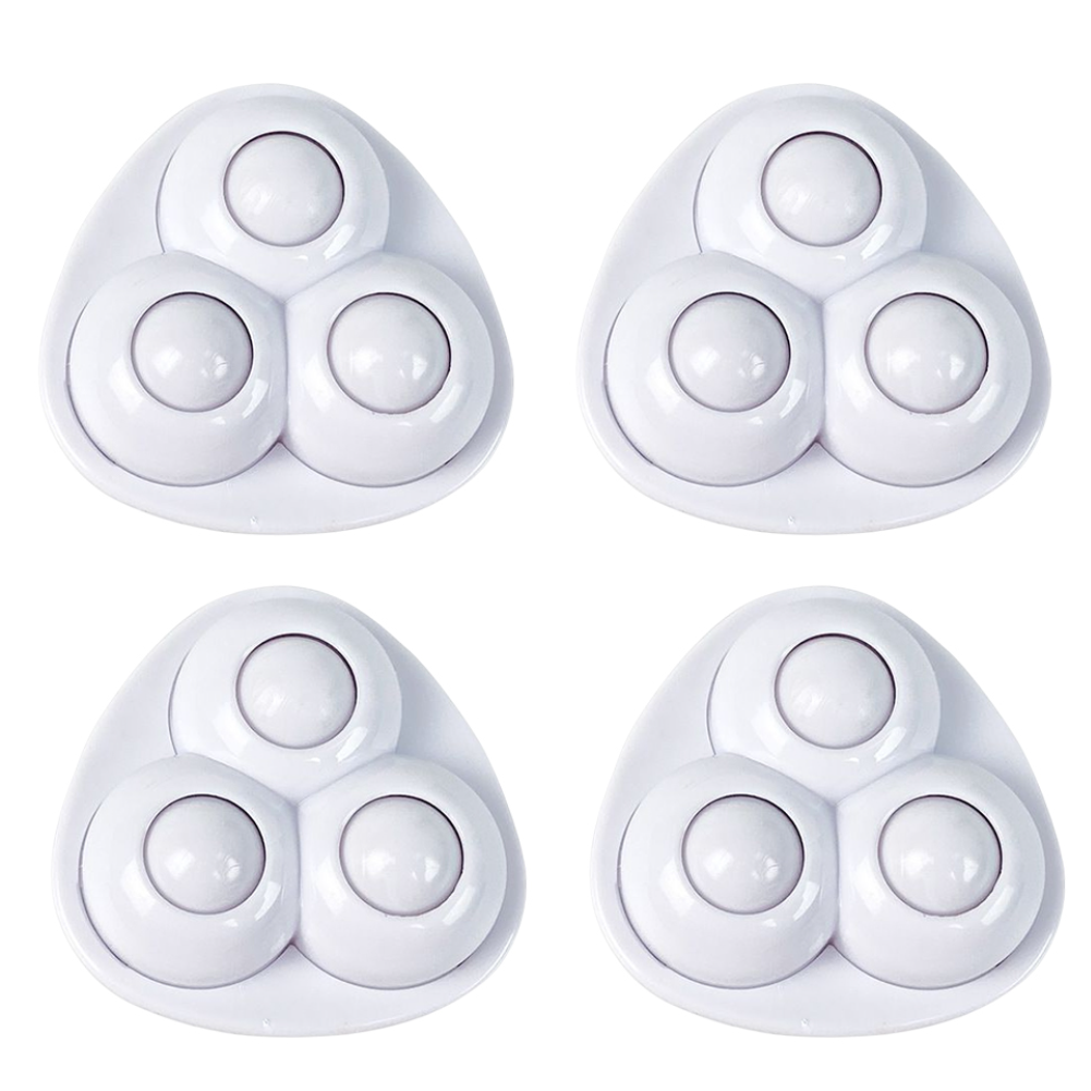 Ruedas para muebles de acero inoxidable, ruedas universales autoadhesivas, rodamiento de carga giratorio de 360 grados para acceso a muebles del hogar, 4/20 piezas: 2 pulgadas / Verde