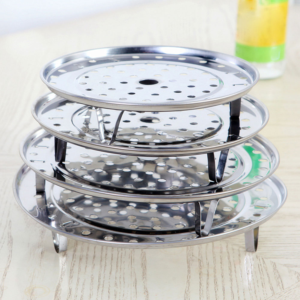 Ronde Kookgerei Rvs Insert Stand Huis Keuken Multifunctionele Afneembare Voorraad Pot Stomen Tray