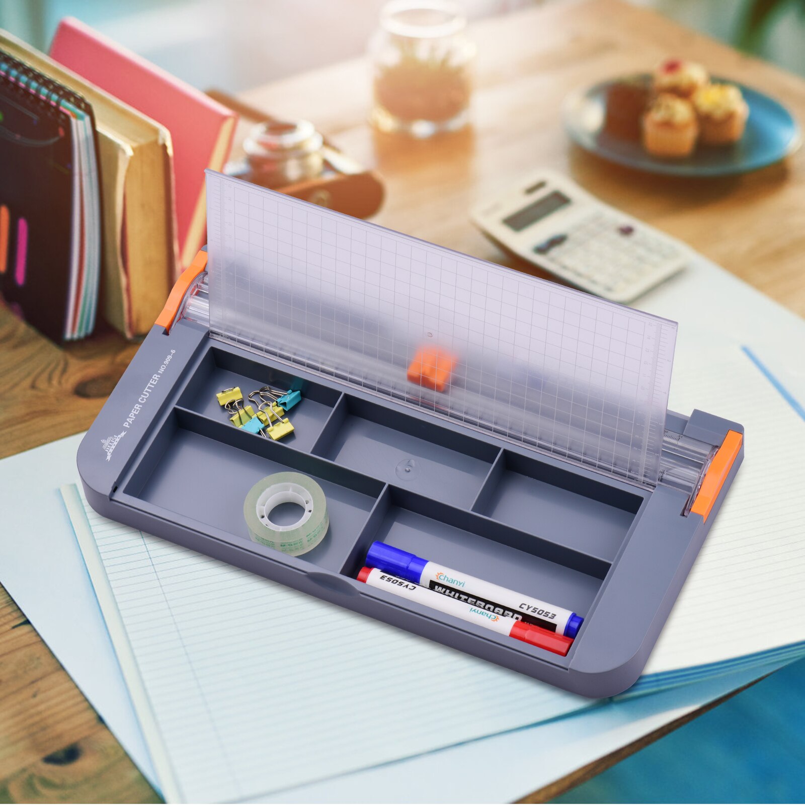 Multi-Functional Storage Box A4 Paper Trimmer Paper Cutter 31cm Cutting Length for Craft Paper Photo Laminated Paper Scrapbook
