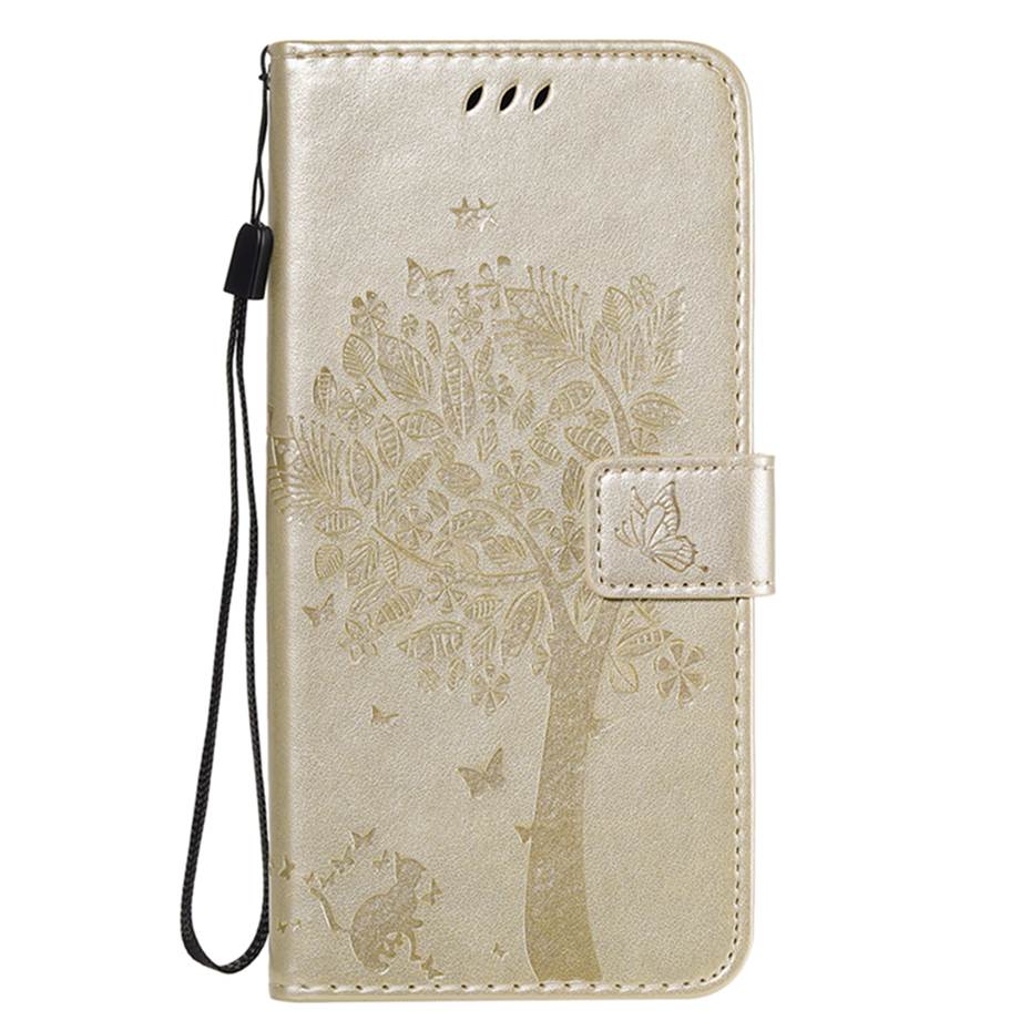 Redmi 9 hoesje siliconen tpu leren portemonnee flip case voor xiaomi redmi 9 hoesje telefoonhoesje voor xiaomi redmi 9 hoesje funda: Goud