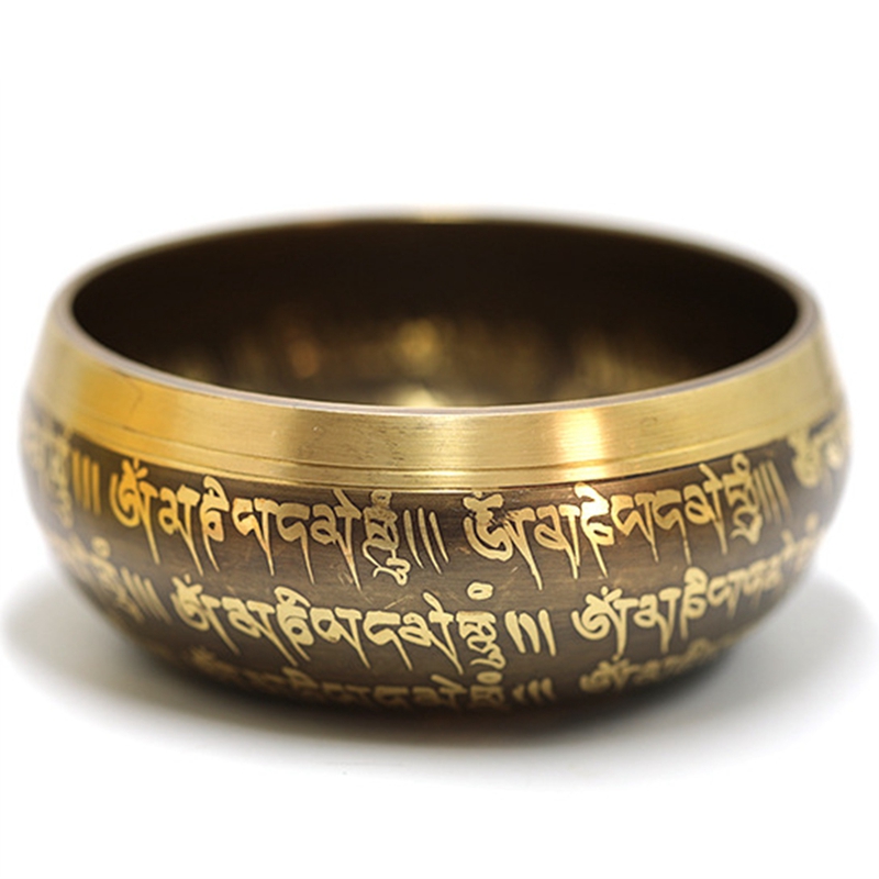 Tibetan Singing Bowls Meditation Set,Sound Chanting Bowl With Mallet Handcrafted In Nepal For Healing And Mindfulness