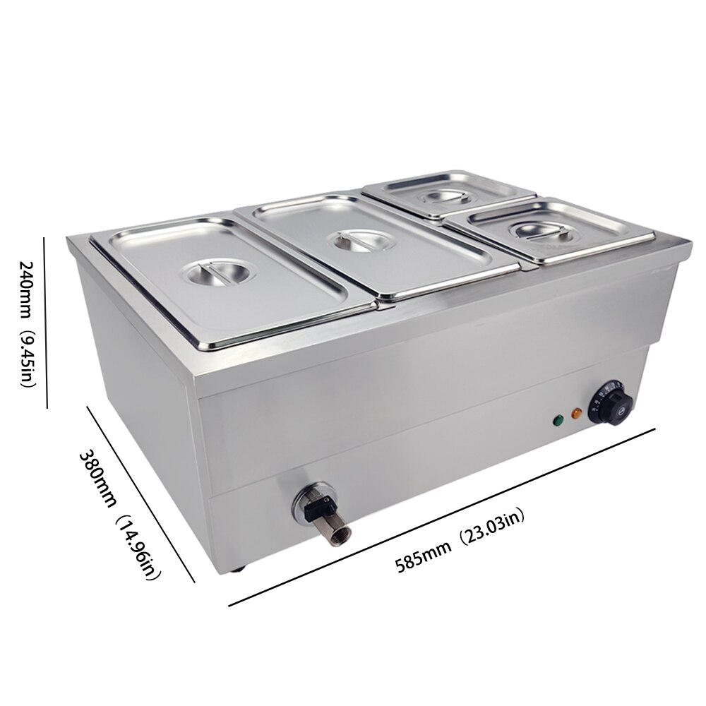 Buffet Bain Marie Industrial Electric Pool Soup For Commerical Kitchen Food Warmer Catering Equipment Machine