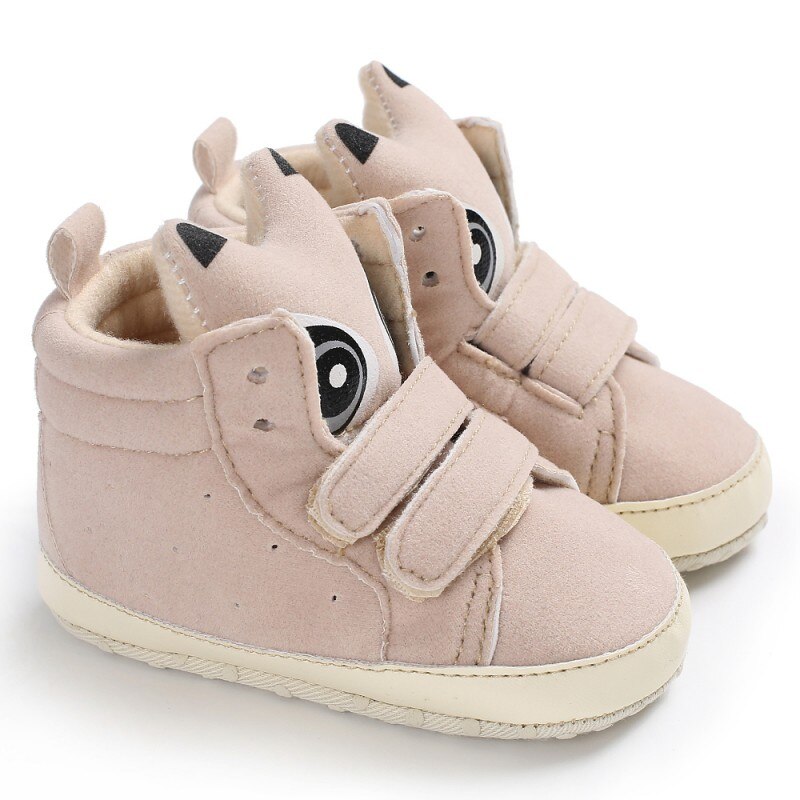 Lente Herfst Modellen Hoge Hulp Laarzen Baby Jongens Meisjes Schattige Zachte Bodem Casual Antislip Schoenen Mode kinderen \'s Schoenen: Beige / 2