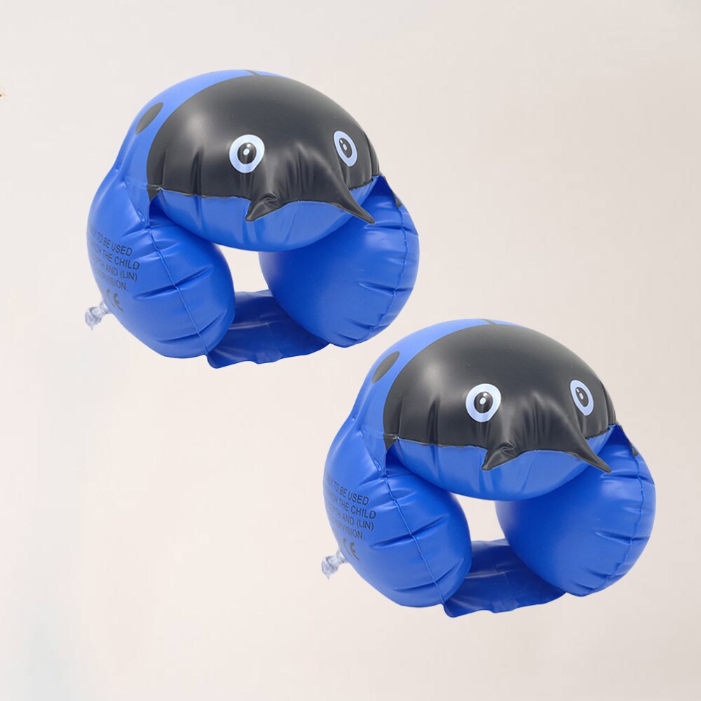 2 Pcs Zwemmen Arm Cirkel Veilig Dikker Dubbele Airbag Zwemmen Float Ring Lieveheersbeestje Opblaasbare Zwemmen Ring Voor Kinderen