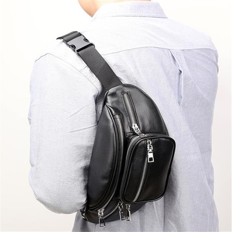 Riñoneras de piel sintética Unisex a la para hombre y mujer, riñonera negra lisa, riñonera de viaje, bolsos de hombro, riñonera 40 #