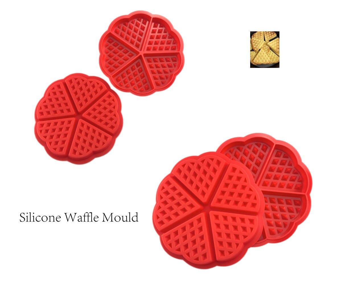5 Holte Siliconen Wafel Mold Keuken Bakvormen Diy Desserts Bakken Mousse Cake Moulds Pan Gereedschap