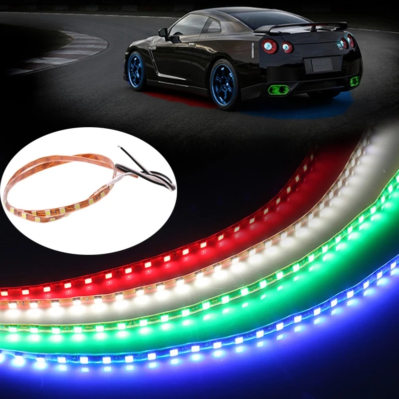 Auto Auto Decoratieve Flexibele Led Strip Licht Auto Led Dagrijlicht Auto Led Strip Licht Drl Strip 12V 30/45/60/90/135Cm