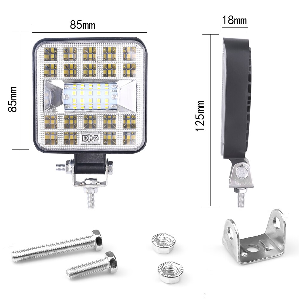 LED Car Work Light Aluminum Camping LED Work Light Bar Combo Flood Beam offroad Driving Work Fog Light For offroad