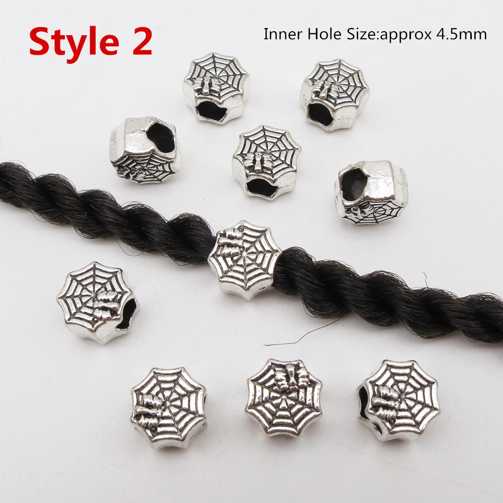 5 pz/pacco metallo differente 5 stili di Pesce, Le Stelle, conchiglie treccia di capelli terrore dreadlock perline anelli del tubo per Lo Styling Accessori: 10pcs Style 2