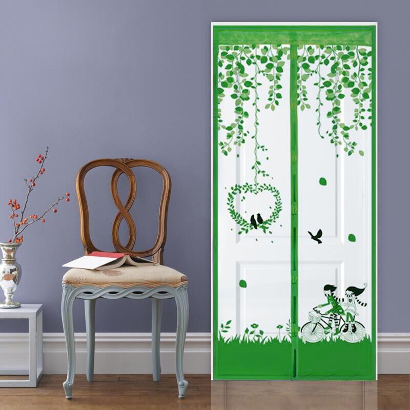 1PC Magnetic Bug Screen Door Window Curtain Insect Fly Mosquito Screen Curtain Anti Mosquito Indoor Protect Net Curtain: 5 / 100X210cm
