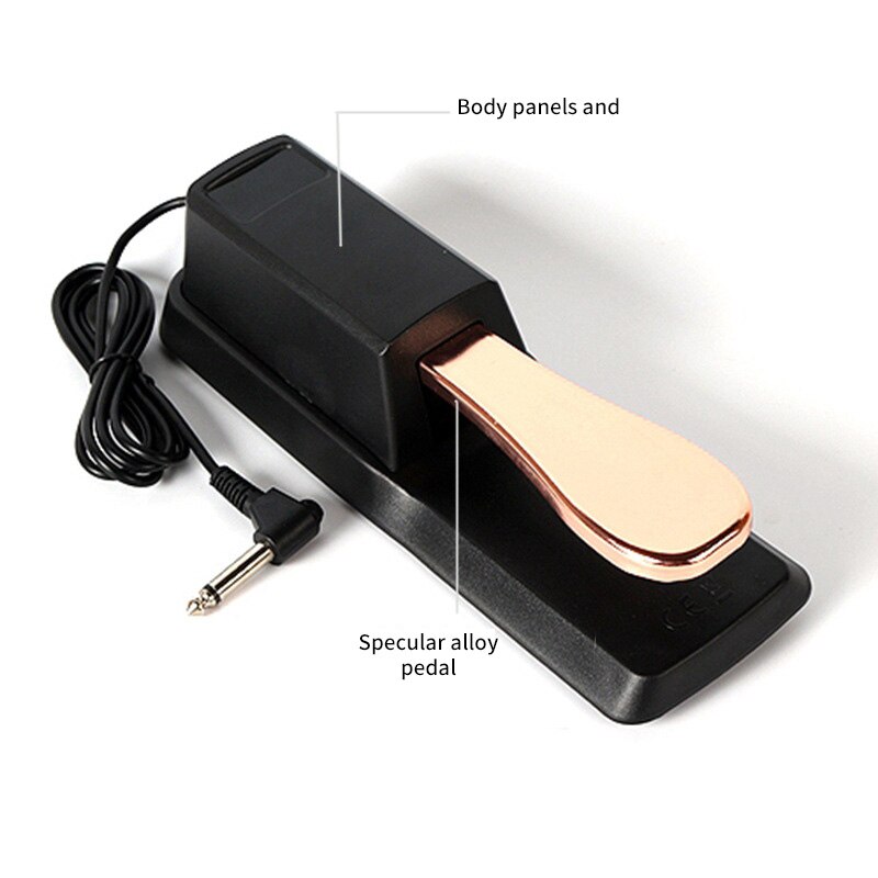 High Alloy Sustain Pedal Piano Keyboard Damper Ped... – Grandado