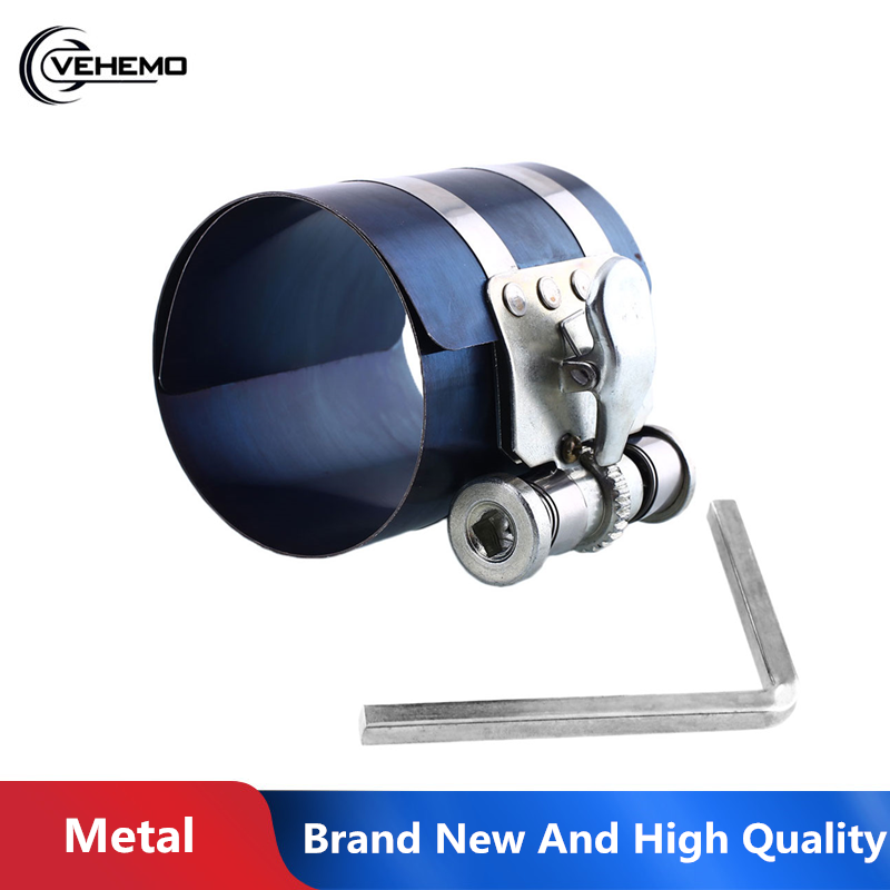Anillo de pistón de motor de coche de 3 pulgadas, herramienta de compresor de 53-150mm, motores de compresión de motor automático, herramienta instaladora de banda de trinquete