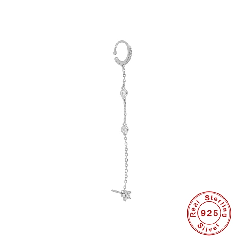 Roxi Mooie Bloem Stud Oorbellen Voor Vrouwen Shiny Hoop Kristallen Ronde Zirkoon 925 Sterling Zilveren Oorbellen Bruiloft Sieraden