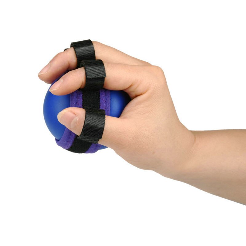 Hand Grip Pu Bal Vinger Praktijk Hemiplegie Oefening Spier Power Rubber Revalidatie Training Gripper