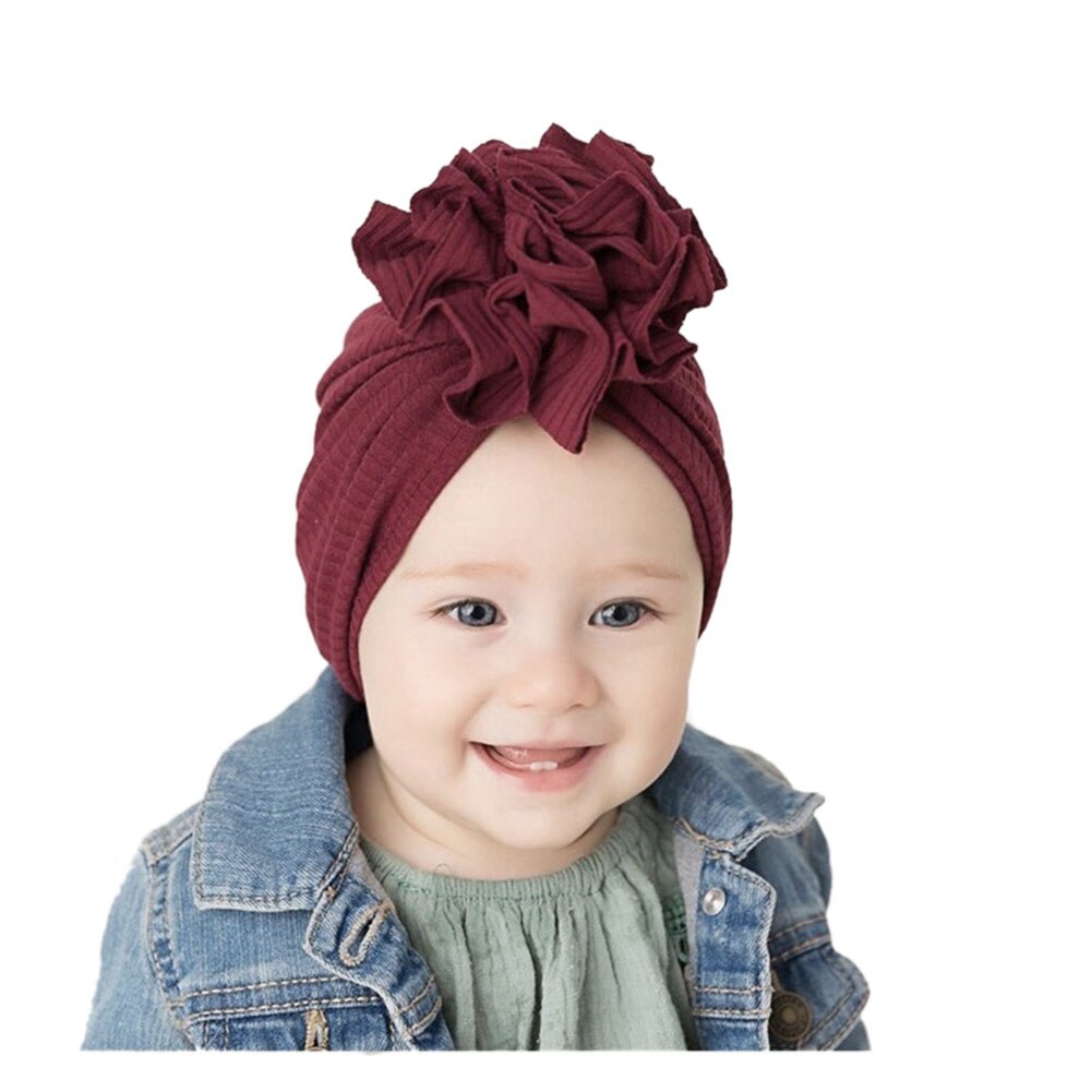 Neugeborenen Kleinkind freundlicher Baby Junge Mädchen Turban Baumwolle Mütze Hütte Winter Warme Weiche Kappe für 1-2Y Baby