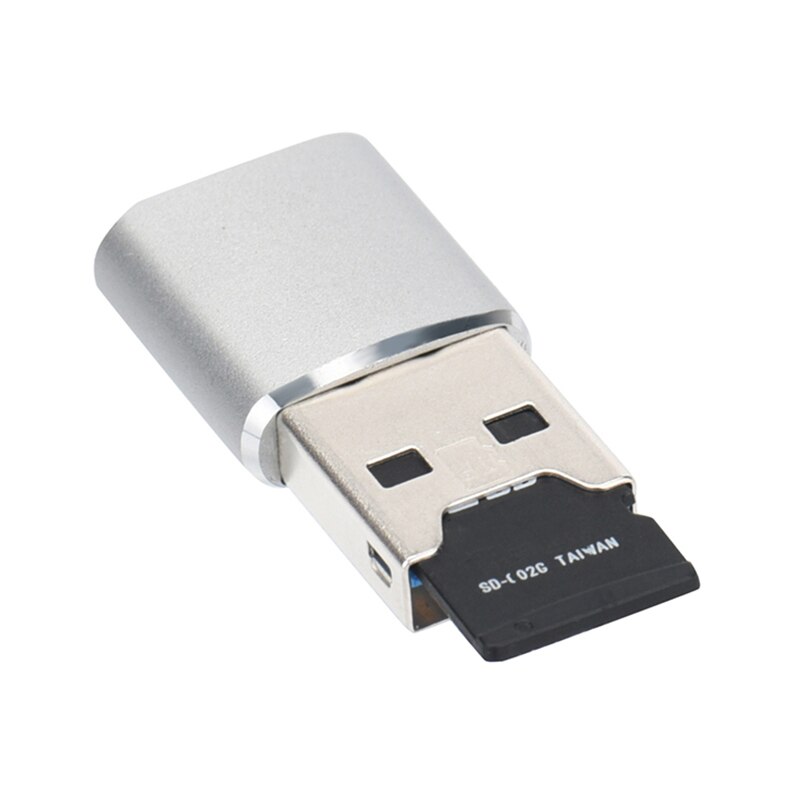 Mini USB 3,0 multifunción lector de tarjetas Plug and Play alta velocidad 5Gbps adaptador de tarjeta USB Max 128GB para tarjeta TF Micro SD/SDXC