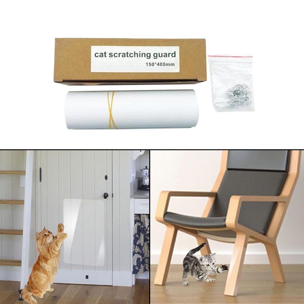 2 stuks 15 x 40cm huisdier katten krabbescherming meubels bank klauwbeschermers huisdier voor leren stoelen beschermer