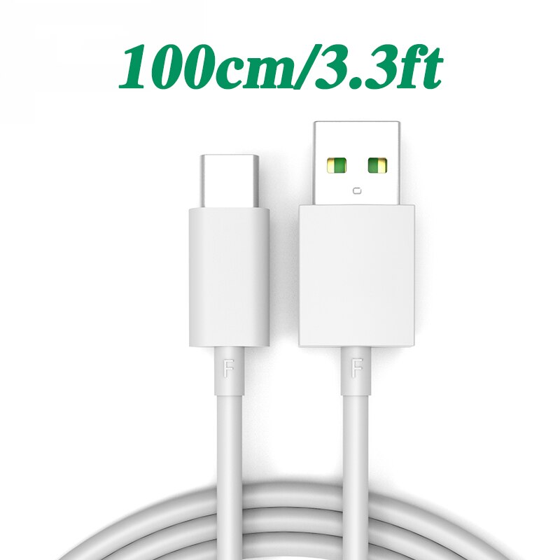 Charger cable For OPPO A92s A92 A72 A52 / Realme 6i / Reno4 Z 5G / A73 5G Reno4 F A53s A93 A33 A32 A53 / A72 5G Mobile phone: 100CM