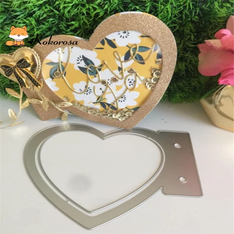 Troqueles de corte Kokorosa troquelados de Metal Marco de encaje borde carta de vida etiqueta troquelado álbum de recortes en relieve plantilla decoración troqueles: 13