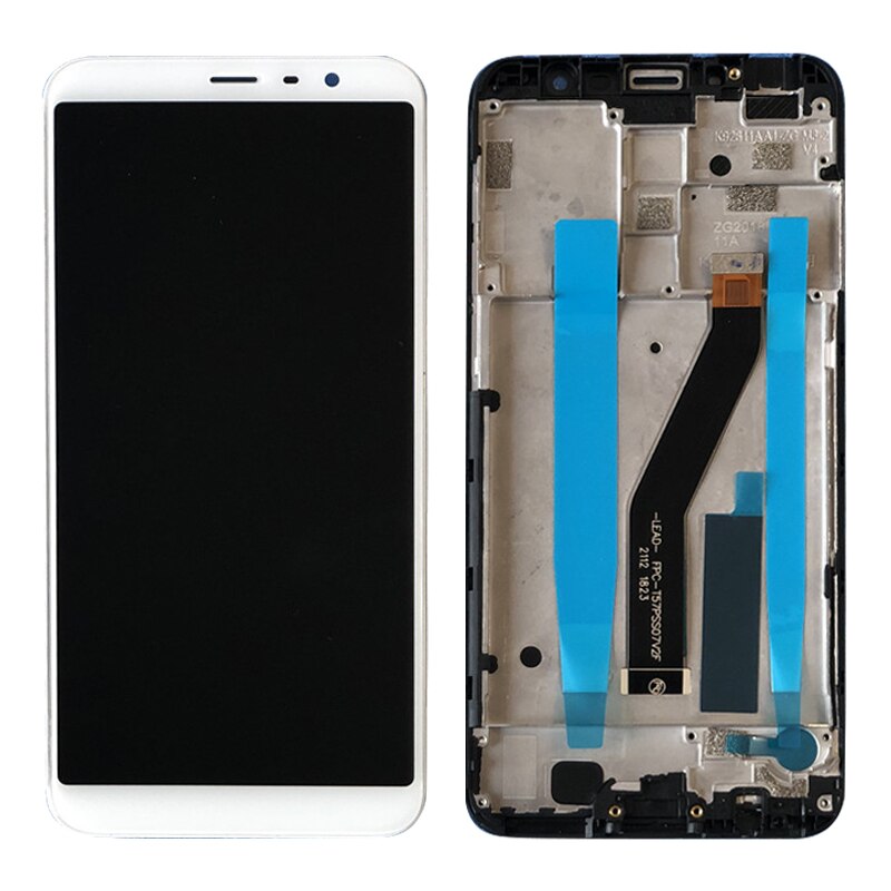 Para Meizu M6T M811H M811S M811T M811Q 6T pantalla LCD Digitalizador de pantalla táctil de cristal de montaje de Panel + marco