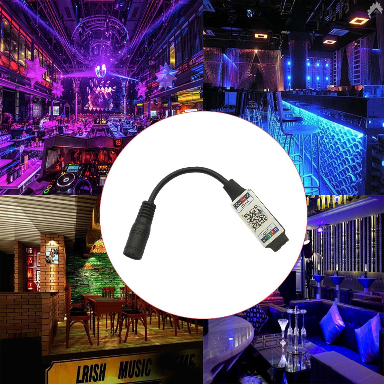 Led Controller wireless Bluetooth LED RGB Controller LED Lights Controller Remote Dimmer DC 5-24V For RGB 3528 5050 LED Strip