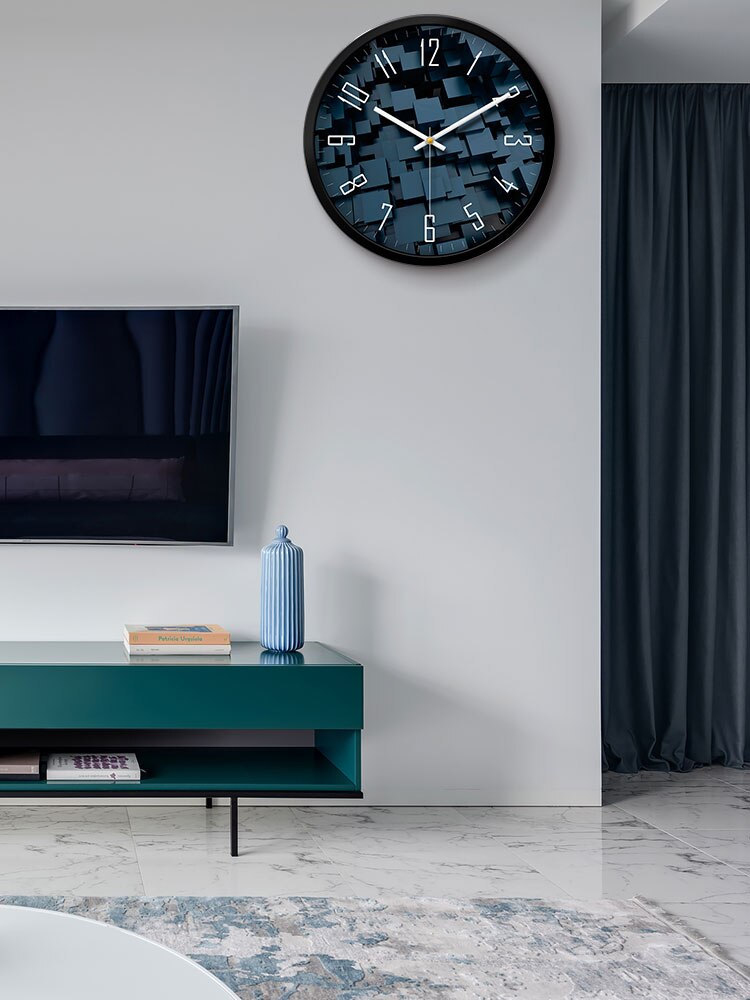 Moderne Metalen Wandklok Voor Woonkamer, Decoratieve