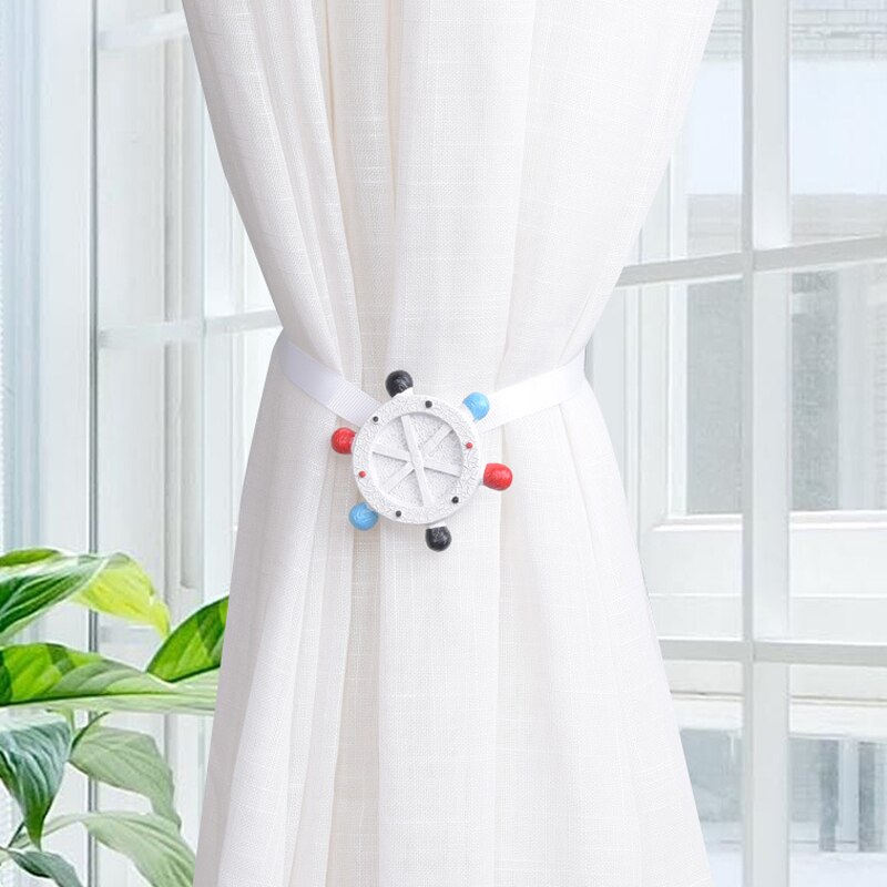 Gardiner anker ror tieback holder spænde clips magnetisk bruser rem tilbehør jjjry 771: B