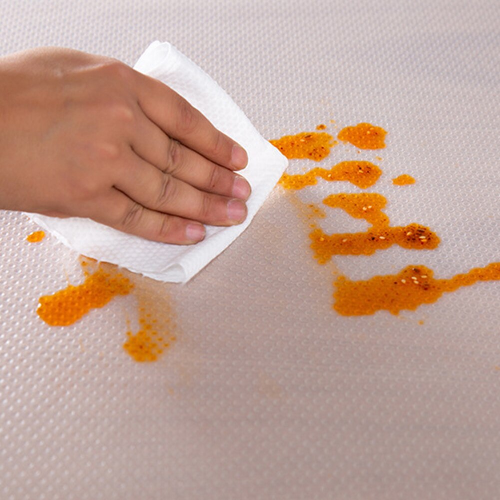 Vochtbestendige eva antislip kastmat, niet-klevende plankvoeringen, oliebestendige lademat voor multifunctionele koelkasten