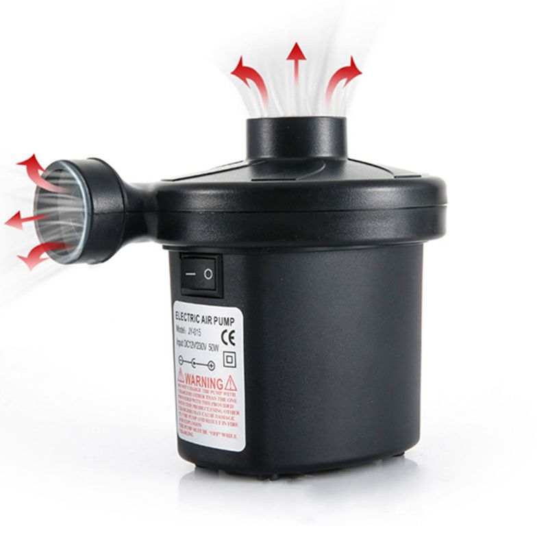 Household Car Dual-purpose Electric Air Pump Direct Drive Metal 12V 110V-240V Tire Inflator Extension Air Hose Filler